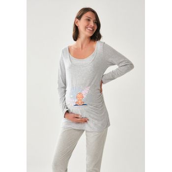 Bluza de pijama pentru gravide