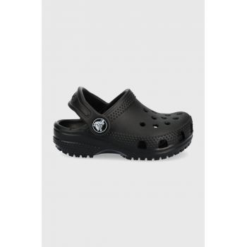 Crocs slapi copii culoarea negru