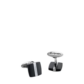 Quadro cufflinks - finisaj otel & ip negru