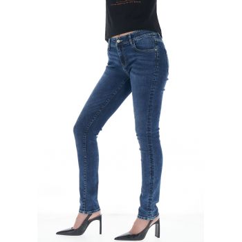 Blugi skinny cu 5 buzunare