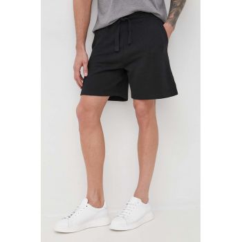 Resteröds pantaloni scurti barbati, culoarea negru