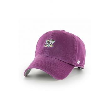 47brand șapcă Anaheim Ducks culoarea violet, cu imprimeu de firma originala