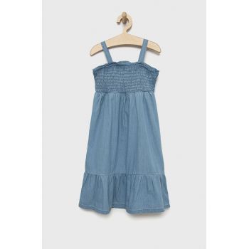 GAP rochie din bumbac pentru copii midi, evazati