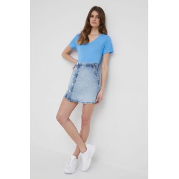 Pepe Jeans fusta jeans Hannah mini, creion