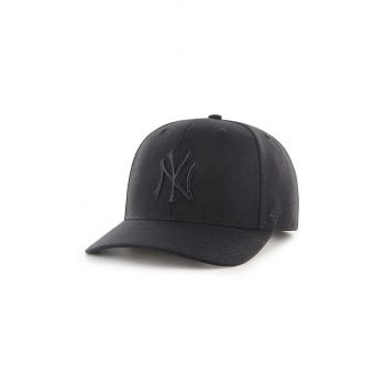 47brand șapcă MLB New York Yankees culoarea negru, cu imprimeu  B-CLZOE17WBP-BKA