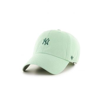 47brand șapcă New York Yankees culoarea verde, cu imprimeu de firma originala