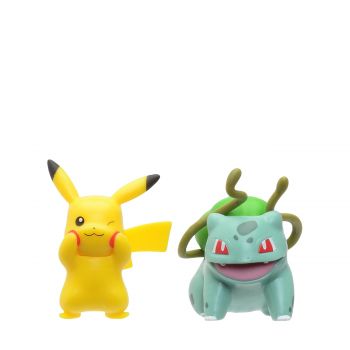 Pokemon pikachu si bulbasaur