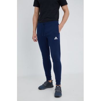 adidas Performance pantaloni de trening H57529 barbati, culoarea albastru marin, cu imprimeu
