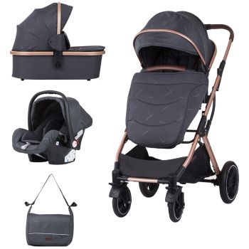 Carucior Chipolino Zara 3 in 1 anthracite