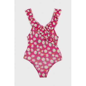 United Colors of Benetton costum de baie copii culoarea violet de firma original