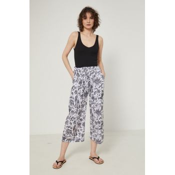 Medicine pijama femei, culoarea alb