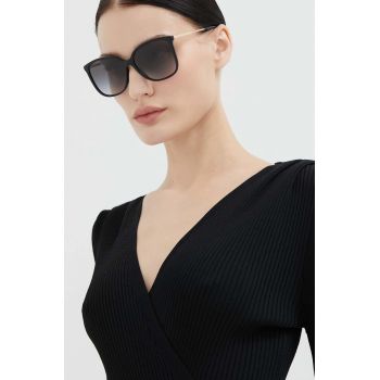 Michael Kors ochelari de soare femei, culoarea negru