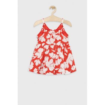 GAP rochie din bumbac pentru copii culoarea rosu