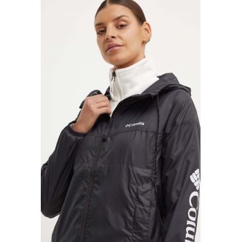 Columbia windbreaker TERREXFlash Challenger culoarea negru, de tranziție 1989503