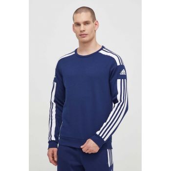 adidas Performance Bluză GT6639 bărbați, culoarea bleumarin, cu imprimeu  GT6639