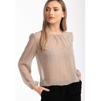 Bluza vaporoasa semitransparenta Nicol