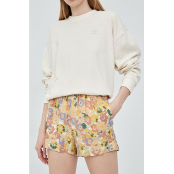 RVCA pantaloni scurti din in femei, modelator, high waist