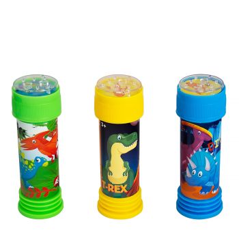 Dino roar bubble blowing set