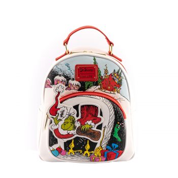 Dr. seuss the grinch chimney thief mini backpack