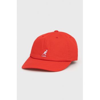 Kangol șapcă din bumbac culoarea roșu, cu imprimeu K5165HT.CG637-CG637 ieftina
