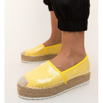 Espadrile Kavan Galbeni