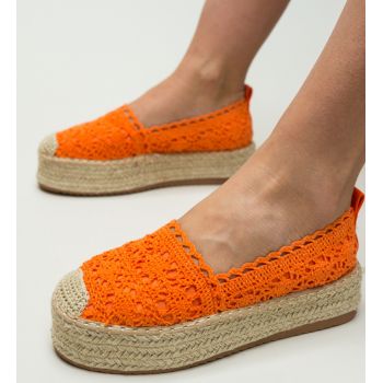 Espadrile Weber Portocalii