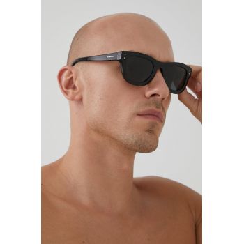 Burberry ochelari de soare bărbați, culoarea negru