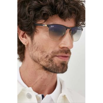 Ray-Ban ochelari de soare barbati, culoarea gri