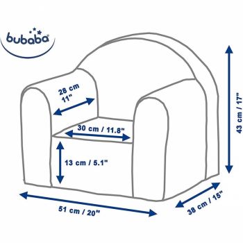 Fotoliu pentru copii Bear 1-4 ani