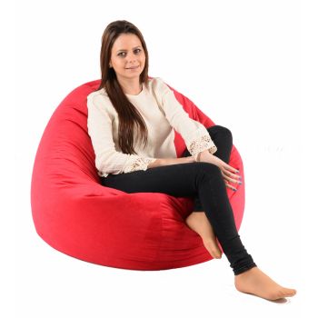 Fotoliu mediu relaxo xl raspberry gama diamond umplut cu perle polistiren fotoliu beanbag marca Pufrelax