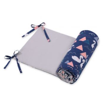 Aparatoare universala pentru patut Swans Navy Blue