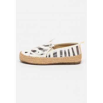 Espadrile din material textil Zebra Nest