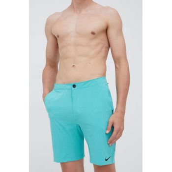 Nike pantaloni scurti de baie Flow culoarea turcoaz