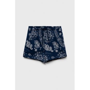 GAP pantaloni scurti copii culoarea albastru marin, talie reglabila