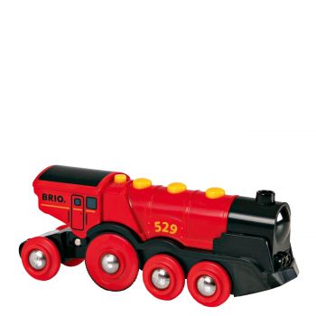 Mighty red action locomotive