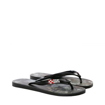 Man flip flops with camouflage patch 44/45