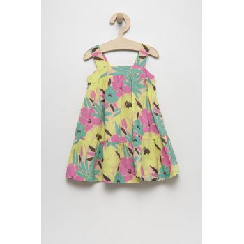 GAP rochie din bumbac pentru copii midi, evazati