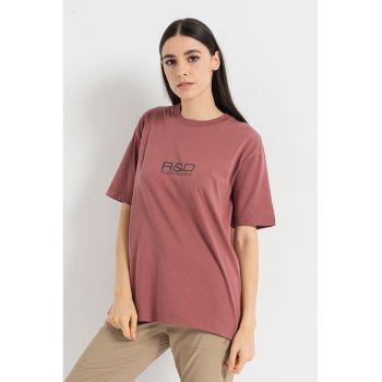 Tricou de bumbac organic cu logo