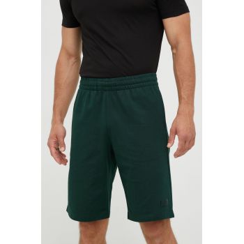 EA7 Emporio Armani pantaloni scurti barbati, culoarea gri