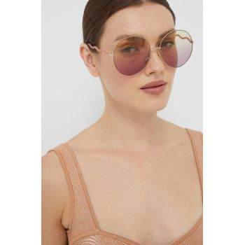 Chloé ochelari de soare femei, culoarea violet