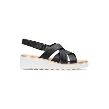 Sandale wedge de piele Jillian