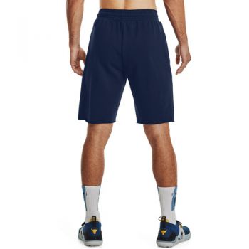 Pantaloni scurti barbati Under Armour Project Rock Heavyweight Terry Shorts 1370454-408