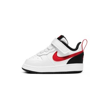 Pantofi sport din piele cu perforatii Court Borough Low 2