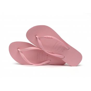 Papuci Havaianas cu talpa groasa din cauciuc natural, roz