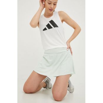 adidas Performance fusta culoarea verde, mini, evazati