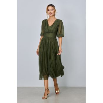 Rochie Nicolette Kaki