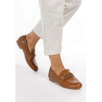 Mocasini dama Bernada Camel