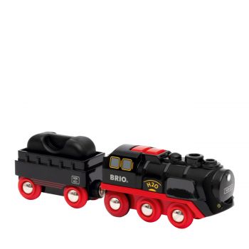 Battery operated steaming train