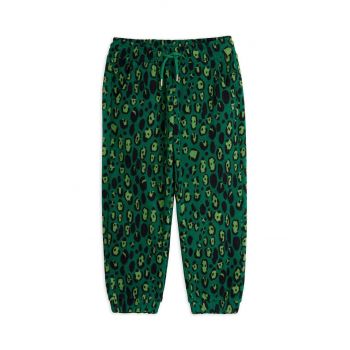 Mini Rodini pantaloni de trening pentru copii culoarea verde, modelator