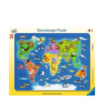 Worldmap With Animals de firma original